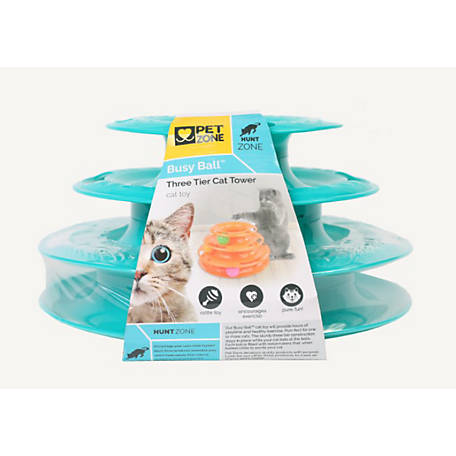 Pet Zone Busy Ball 3-Tier Cat Tower Toy