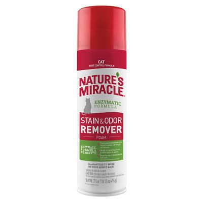 Nature's Miracle Cat Stain and Odor Remover, 17.5 oz. Foam Aerosol