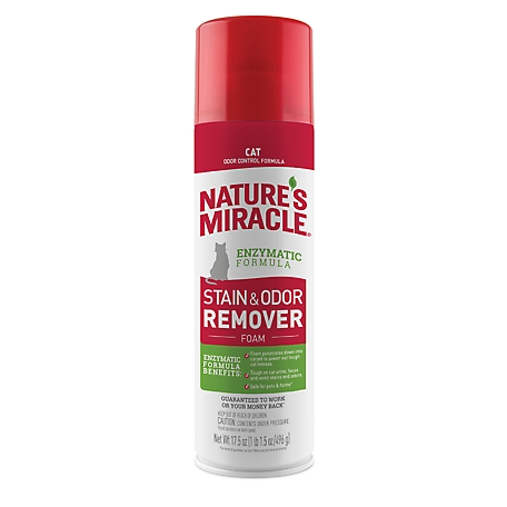 Nature's Miracle Cat Stain and Odor Remover 17.5 oz Foam Aerosol