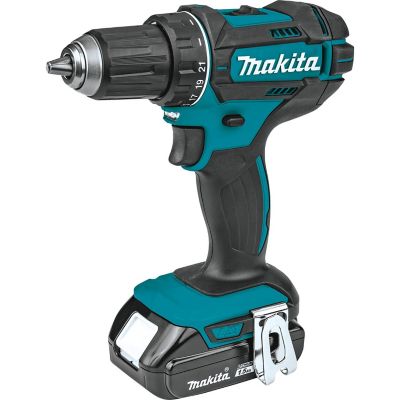 Image showing 6 th Makita Cordless 18V Lithium-Ion Compact Combo Kit with Makita Bag, 1.5Ah, 2 pc.