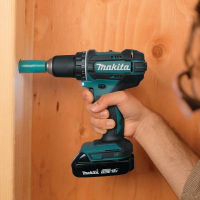 Image showing 9 th Makita Cordless 18V Lithium-Ion Compact Combo Kit with Makita Bag, 1.5Ah, 2 pc.