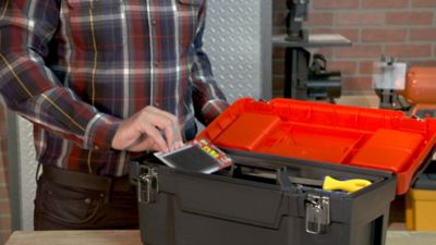 Image showing  3 in. x 4 in. Mini Waterproof Tape, Black