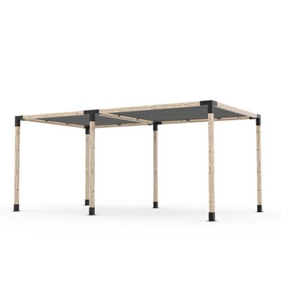 Toja Grid 10 ft. x 18 ft. Double Pergola Kit for 4x4 Wood Posts