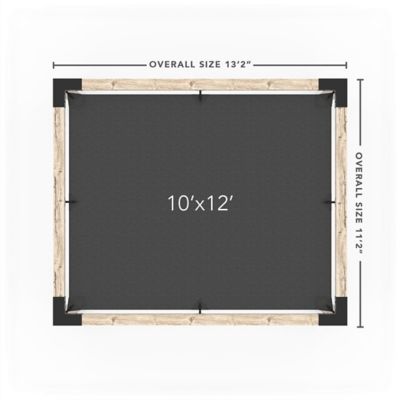 Image showing  10 ft. x 12 ft. Pergola Kit for 6x6 Wood Posts