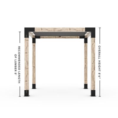 Image showing  12 ft. x 12 ft. Pergola Kit for 6x6 Wood Posts