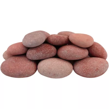 Rain Forest 1-3 in Bahama Beach Pebbles Pink 20 lb Landscape Rocks