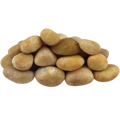 Rain Forest River Pebbles, 20 lb., Golden Sapphire, 1/2 - 1-1/2 in.