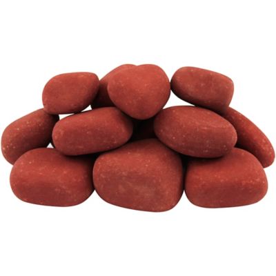 Rain Forest Beach Pebbles, 20 lb., India Rose, 1-3 in.