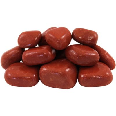 Image showing  Beach Pebbles, 900 lb., India Rose, 1-3 in.