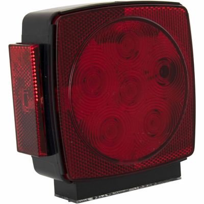 Hopkins Towing Solutions 5 in. 12V 7-Function Replacement Square LED Stop/Turn/Tail Light, Left Side