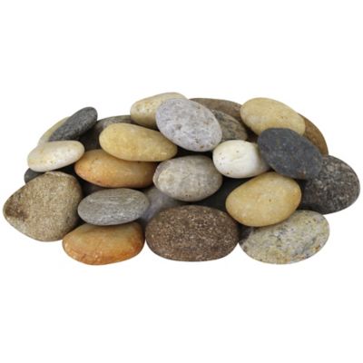 Rain Forest Mixed River Pebbles, 30 lb., 1-3 in.