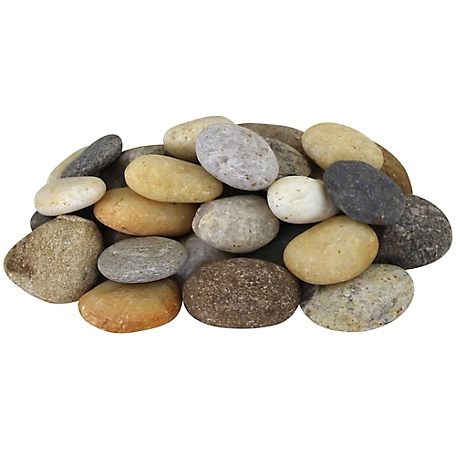 Rain Forest Mixed River Pebbles, 30 lb., 1-3 in.