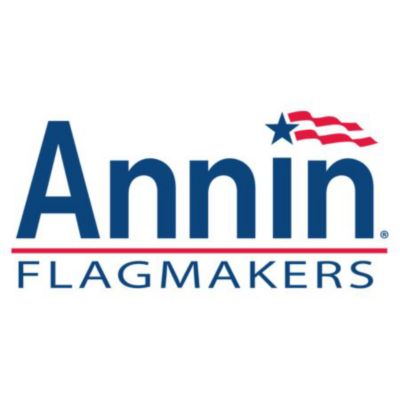 Image showing  Nylon USA Flag, 3 ft. x 5 ft., Sewn Stripes, Embroidered Stars, Brass Grommets