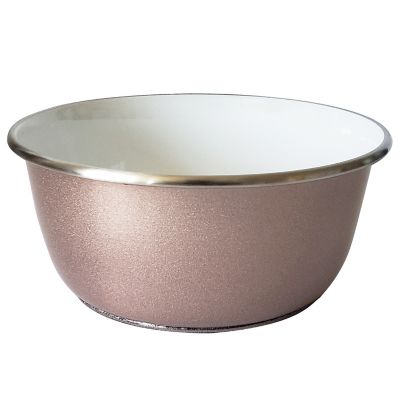 Image showing 1 th JoJo Modern Pets Deep Dishwasher Safe Durobolz Dog Bowl with Rubber Bottom Set, 2 ct.