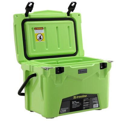 treeline 20 qt. Premium Roto-Molded Cooler Box, Green