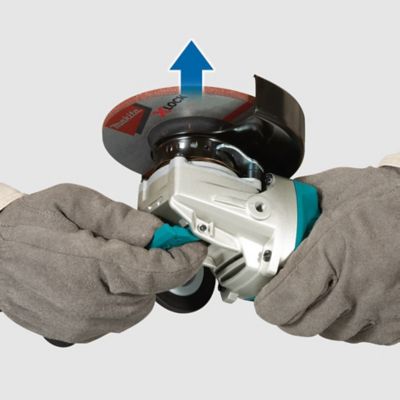 Image showing  4-1/2 to 5 in. Diameter 18V LXT Lithium-Ion Brushless Cordless X-Lock Angle Grinder with AFT, Tool Only