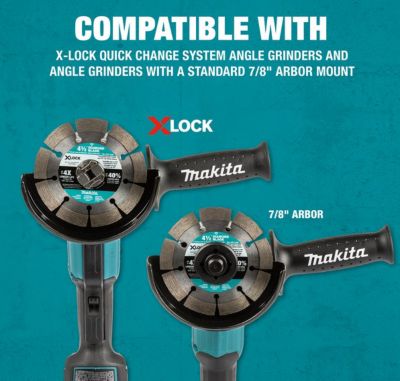 Image showing  4.5 in. x 7/8 in. X-LOCK Turbo Rim Diamond Blade