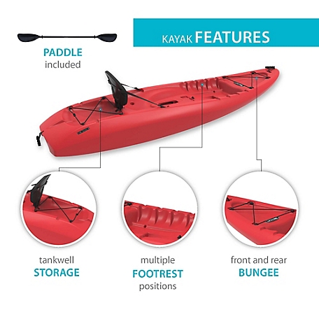 Lifetime Hydros 85 Sit-on-Top Kayak, 40 lb. at Tractor Supply Co.