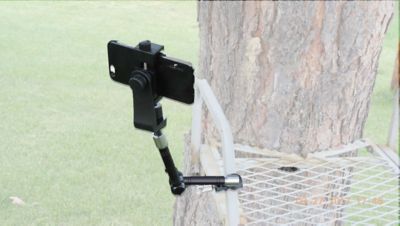 Clamp Mount for Tree Stand Trail Hunting Digital Camera Videocam Spotting Scope 