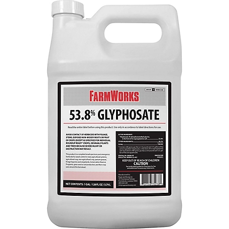 Glyphosate 4 + Plus Herbicide - 41% Glyphosate with Surfactant - 2.5 Gallon  Credit 41 Extra
