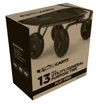Image showing  13 in. No-Flat Replacement Tires, 2-Pack