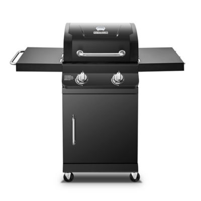 Dyna-Glo Propane Gas Premier 2-Burner Grill, 23.23 in. x 50.2 in. x 45.28 in.