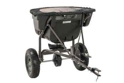 GroundWork 130 lb. Capacity 25,000 sq. ft. Tow-Behind Broadcast Spreader