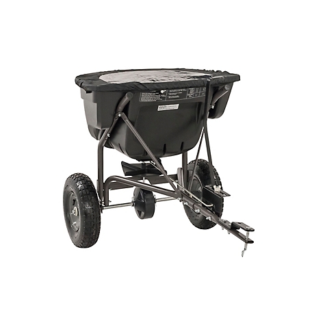 GroundWork 130 lb. Capacity Tow-Behind Broadcast Spreader