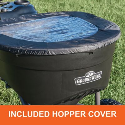 Image showing  130 lb. Capacity 25,000 sq. ft. Tow-Behind Broadcast Spreader