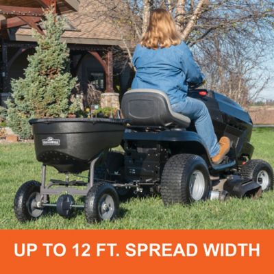 Image showing  130 lb. Capacity 25,000 sq. ft. Tow-Behind Broadcast Spreader