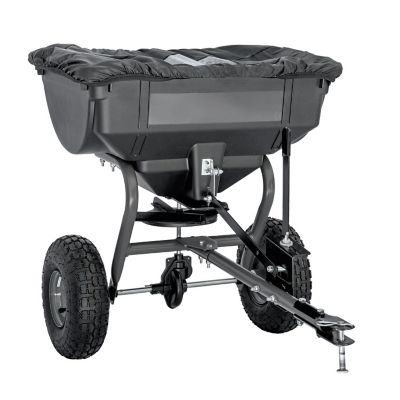 GroundWork 85 lb. Capacity Tow-Behind Broadcast Spreader