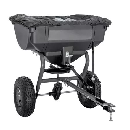 GroundWork 85 lb Capacity Towable Broadcast Spreader Broadcast Spreaders