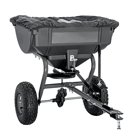 GroundWork 85 lb. Capacity Tow-Behind Broadcast Spreader