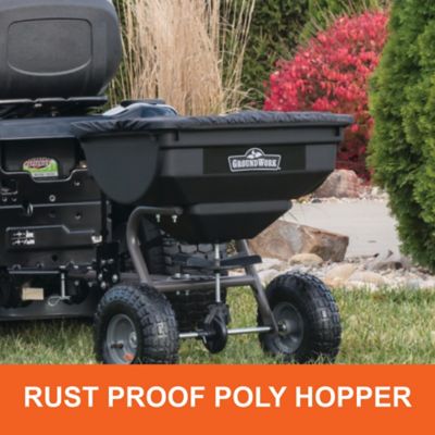 Image showing  85 lb. Capacity 14,000 sq. ft. Tow-Behind Broadcast Spreader