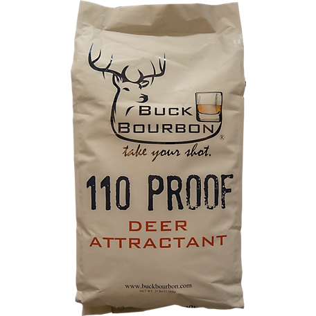 Buck Bourbon 110 Proof Deer Attractant Feed, 25 lb.