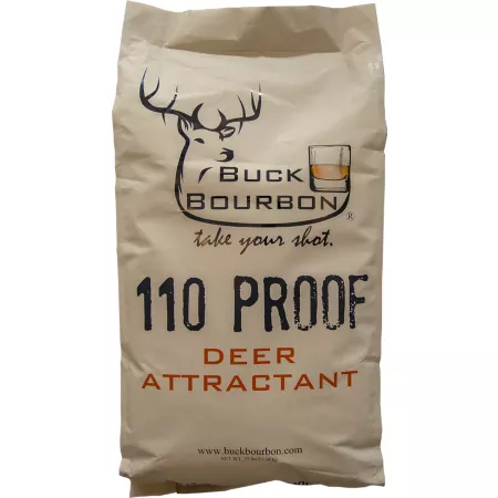 Buck Bourbon 110 Proof Deer Attractant Food 25 lb Bag Game Attractants