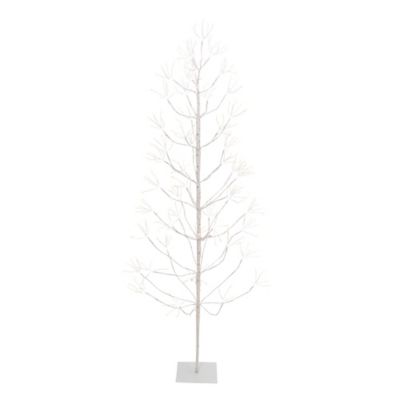 Everlasting Glow 6 ft. Pre-Lit White Electric Birch Tree with 588 Warm and Cool White LED Lights