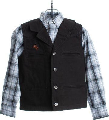 Wyoming Traders Youth Bronco Canvas Vest