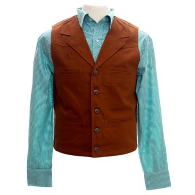 Wyoming Traders Men's Bronco Canvas Vest