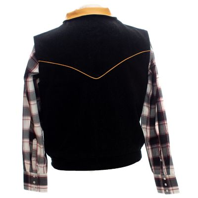 Image showing  Men's Nevada Wool Vest with Leather