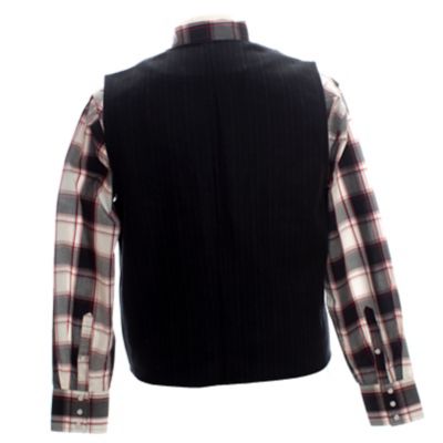 Image showing  Men's Banker Pinstripe Wool Vest