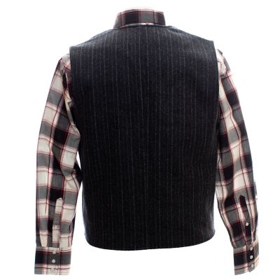 Image showing 1 th Wyoming Traders Men's Banker Pinstripe Wool Vest