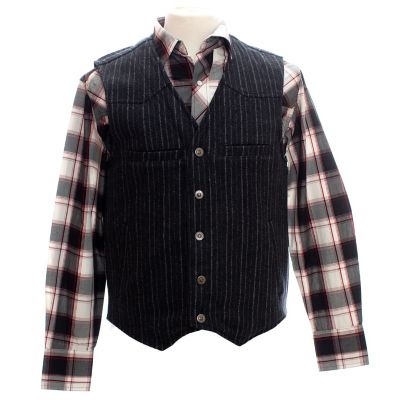 Wyoming Traders Men's Ranger Concealed Carry Wool Vest