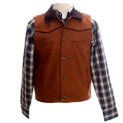 Image showing 0 th Wyoming Traders Men's Sheridan Canvas Vest
