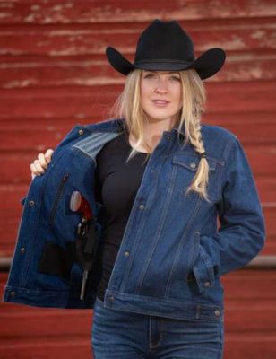 Image showing  Women's Denim Conceal Carry Jacket