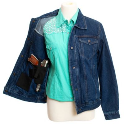 Image showing 2 th Wyoming Traders Women's Denim Conceal Carry Jacket