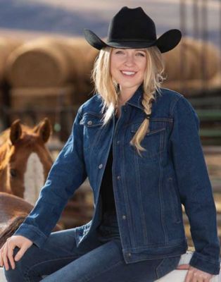 Image showing 3 th Wyoming Traders Women's Denim Conceal Carry Jacket