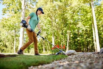 Image showing  XP 17 in. Straight Shaft Gas String Trimmer and Brush Cutter Combo, 2-Cycle