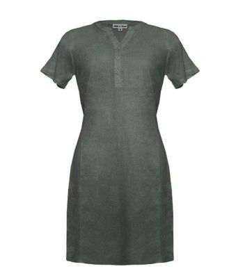 Ribbon Heart Women's Short-Sleeve Henley Dress