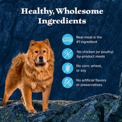 Image showing 5 th Blue Buffalo Wilderness Trail Toppers Wild Cuts Adult Chicken/Beef Chunks Wet Dog Food Pack, 3 oz., Pack of 12 Pouches